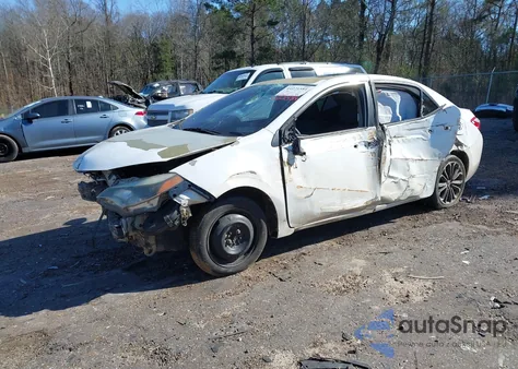 2014 Toyota Corolla S Plus from USA, damaged, VIN 5YFBURHE1EP055930